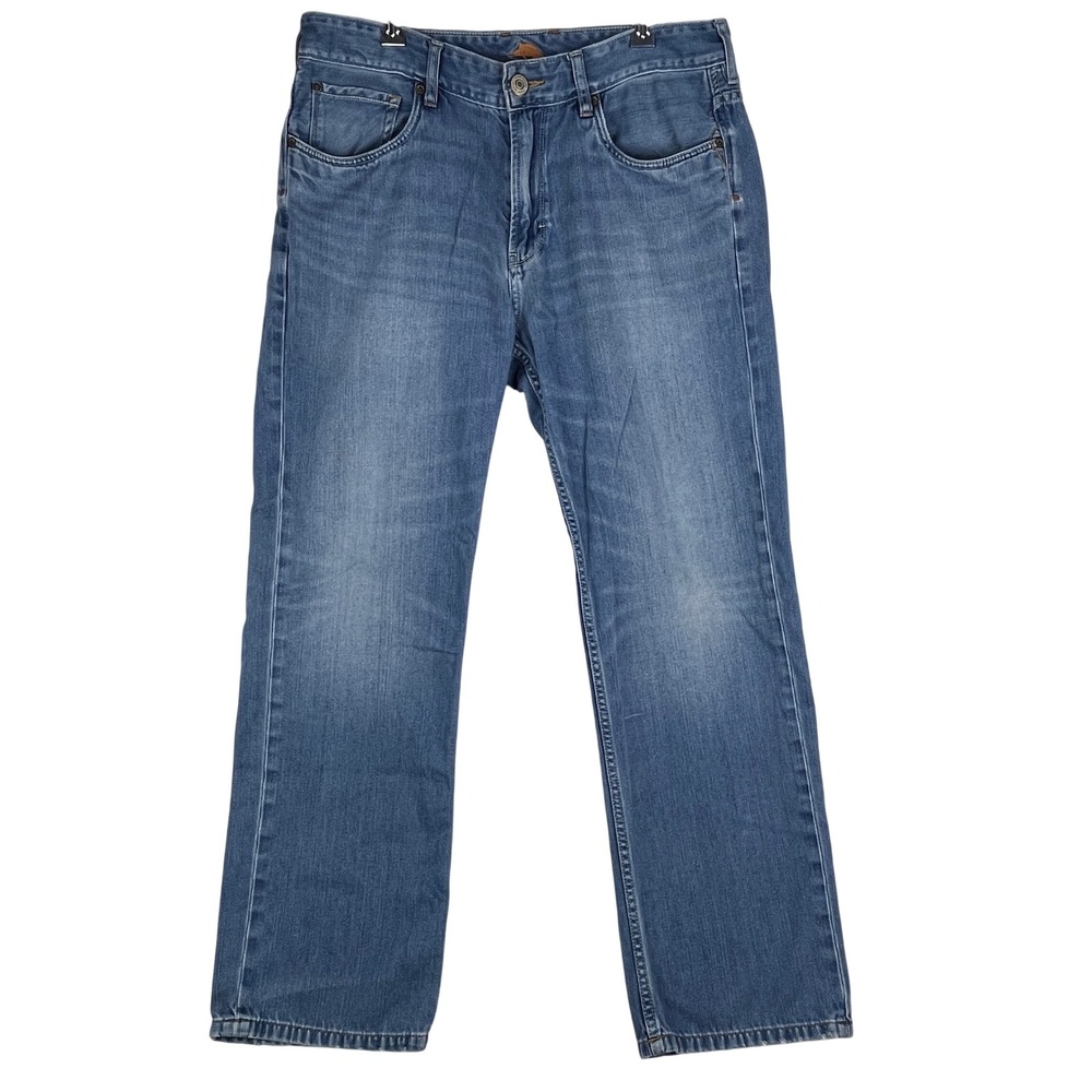 Tommy Bahama Jeans Mens Blue Straight Leg Denim 36x30 Standard Stretch